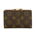 Louis Vuitton Monogram Canvas Kisslock Wallet Brown #2689 by Bolt Boutique