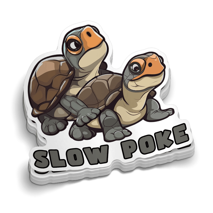 Slow Poke- Hard Hat Decal by Armed American Supply