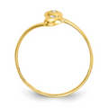 CZ 10k Yellow Gold Toe Rings by Fine Color Jewels