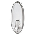 Command Clear Hooks and Strips, Plastic, Small, 2 Hooks and 4 Strips/Pack