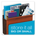 Pendaflex Heavy-Duty File Pockets, 3.5" Expansion, Letter Size, Redrope, 25/Box