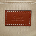 Chloe Woody Small Canvas &amp; Leather 2 Way Handbag Beige x black #2694 by Bolt Boutique