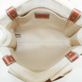 Chloe Woody Small Canvas &amp; Leather 2 Way Handbag Beige x Brown #2695 by Bolt Boutique