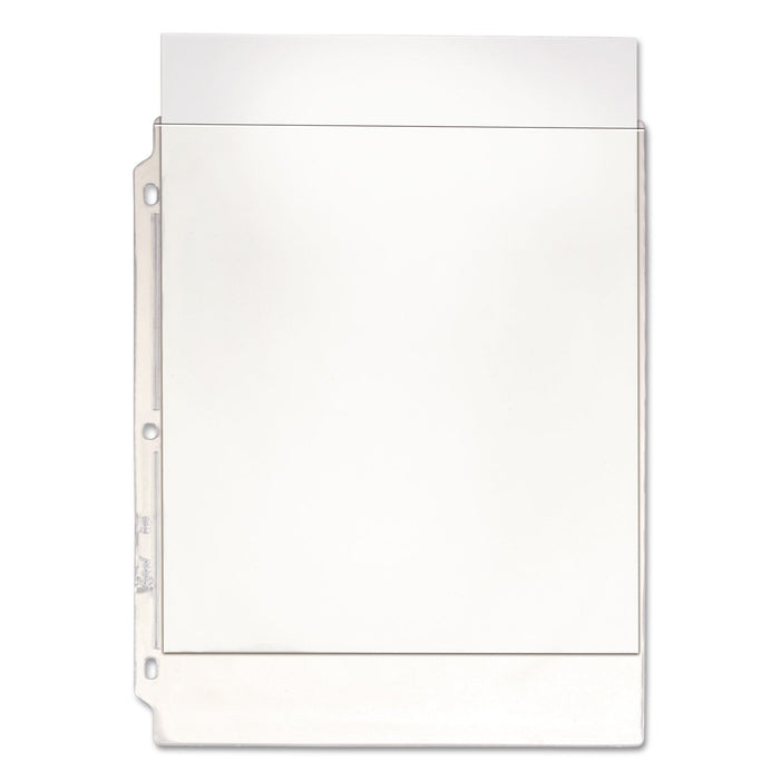 Oxford Top-Load Poly/Vinyl Three-Hole Sheet Protectors, Heavy Wt, Letter, 50/Box