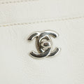 Chanel Caviar Skin White Executive 2-Way Tote Bag -#2698 by Bolt Boutique