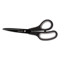 Universal Industrial Carbon Blade Scissors, 8" Long, 3.5" Cut Length, Black/Gray Straight Handle