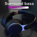 Wireless Over-Ear Headphones – Foldable, Mic, FM Radio, TF Card, USB Charging by DailySale