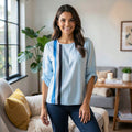 Alfani Womens Smocked-Sleeve Pullover Blouse - Small by Vanessa Jane