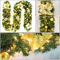 2.7 Meter Christmas Rattan Garland Decorative by DailySale