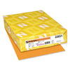 Astrobrights Color Paper, 24 lb Bond Weight, 8.5 x 11, Cosmic Orange, 500/Ream