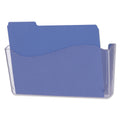 Universal Wall Files, Letter Size, 13" x 4" x 7", Clear