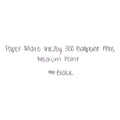 Paper Mate InkJoy 300 RT Ballpoint Pen, Refillable, Retractable, Medium 1 mm, Black Ink, Black Barrel, Dozen