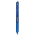 Paper Mate InkJoy Gel Pen, Retractable, Medium 0.7 mm, Blue Ink, Blue Barrel, Dozen