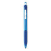 Paper Mate InkJoy 300 RT Ballpoint Pen, Retractable, Medium 1 mm, Blue Ink, Blue Barrel, Dozen