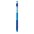 Paper Mate InkJoy 300 RT Ballpoint Pen, Retractable, Medium 1 mm, Blue Ink, Blue Barrel, Dozen