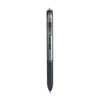 Paper Mate InkJoy Gel Pen, Retractable, Medium 0.7 mm, Black Ink, Black Barrel, Dozen