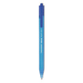Paper Mate InkJoy 100 RT Ballpoint Pen, Retractable, Medium 1 mm, Blue Ink, Blue Barrel, Dozen