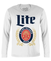 Miller Lite Beer Long Sleeve T-Shirt - White