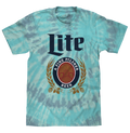 Miller Lite Beer Tie Dye T-Shirt - Coral Reef Tie Dye by Tee Luv