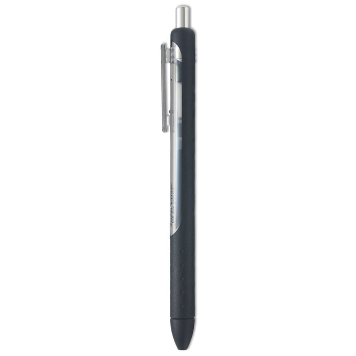 Paper Mate InkJoy Gel Pen, Retractable, Micro 0.5 mm, Black Ink, Black Barrel, Dozen