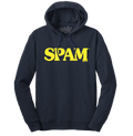 SPAM Logo Hooded Sweatshirt - Navy Blue by Tee Luv