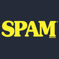 SPAM Logo Hooded Sweatshirt - Navy Blue by Tee Luv