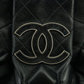 Chanel Black Calfskin Sloane Square Tote 3D Quilted Tote Bag #2707 by Bolt Boutique