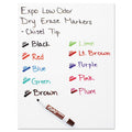 EXPO Low-Odor Dry-Erase Marker, Broad Chisel Tip, Red, Dozen