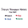 Sharpie Fine Tip Permanent Marker, Fine Bullet Tip, Red, Dozen