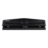 Universal 12-Sheet Deluxe Two- and Three-Hole Adjustable Punch, 9/32" Holes, Black