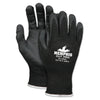 MCR Cut Pro 92720NF Gloves, Large, Black, HPPE/Nitrile Foam