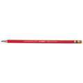 Prismacolor Col-Erase Pencil with Eraser, 0.7 mm, 2B (#1), Carmine Red Lead, Carmine Red Barrel, Dozen