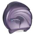 San Jamar Single 9" Jumbo Tissue Dispenser, Oceans, 10.25 x 5.63 x 12, Transparent Black Pearl