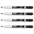 EXPO Magnetic Dry Erase Marker, Fine Bullet Tip, Black, 4/Pack