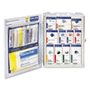 First Aid Only ANSI 2015 SmartCompliance Food Service Cabinet w/o Medication, 25 People, 94 Pieces, Metal Case
