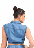 Sleeveless Tencel™ Shirt/Vest by The House of Stylez