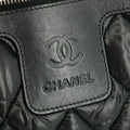 Chanel Coco Cocoon PM Nylon Hand bag Black Silver Metal Fittings #2720 by Bolt Boutique