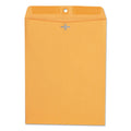 Office Impressions Clasp Envelope, #90, Square Flap, Clasp/Gummed Closure, 9 x 12, Brown Kraft, 100/Box