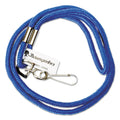 SICURIX Rope Lanyard, Metal Hook Fastener, 36" Long, Nylon, Blue
