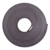 ZEUS Adhesive-Backed Magnetic Tape, 0.5" x 10 ft, Black