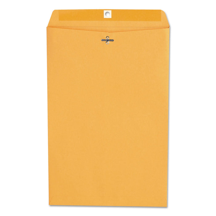 Universal Kraft Clasp Envelope, #98, Square Flap, Clasp/Gummed Closure, 10 x 15, Brown Kraft, 100/Box