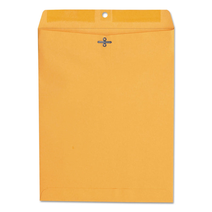 Universal Kraft Clasp Envelope, 28 lb Bond Weight Kraft, #97, Square Flap, Clasp/Gummed Closure, 10 x 13, Brown Kraft, 100/Box