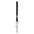 SICURIX Rope Lanyard, Metal Hook Fastener, 36" Long, Nylon, Black