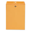Universal Kraft Clasp Envelope, #90, Square Flap, Clasp/Gummed Closure, 9 x 12, Brown Kraft, 100/Box