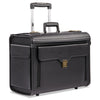 STEBCO Catalog Case on Wheels, Fits Devices Up to 17.3", Koskin, 19 x 9 x 15.5, Black