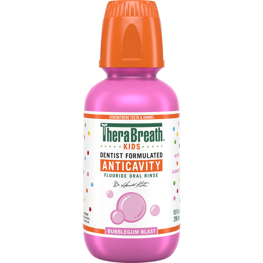 TheraBreath™ Kids Anticavity Fluoride Oral Rinse – Bubblegum Blast (16 Fl Oz) by Pasteur Pharmacy