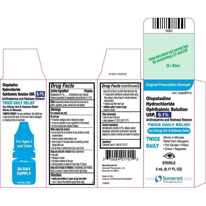 Olopatadine 0.1% Ophthalmic Solution by Pasteur Pharmacy