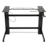 WorkFit-B Sit-Stand Base, Up to 88 lb, 42" x 26" x 32" to 51.5", Black