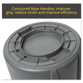 Rubbermaid Round Brute Container, Plastic, 20 gal, White