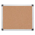 MasterVision Value Cork Bulletin Board with Aluminum Frame, 24 x 36, Natural